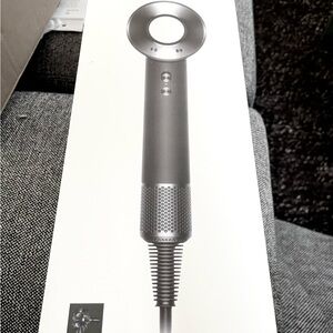 Dyson Supersonic Hair Dryer - Black Silver New with Box